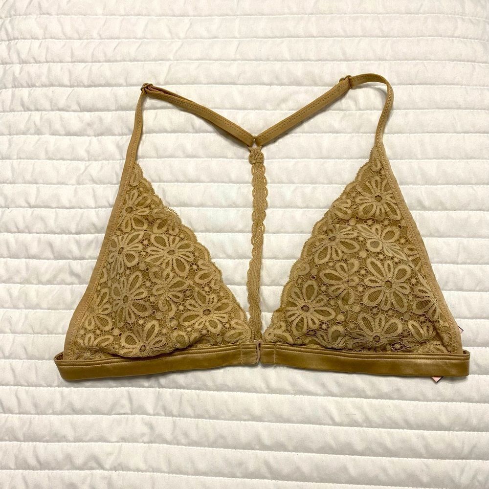 Victoria’s Secret Triangle Bralette Bra Women Size L